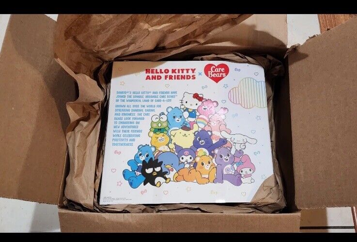 Hello Kitty and Friends x Care Bears Cheer Bear Sealed Box Set Plush Ready2 Ship Care Bears 23023FE - фотография #2