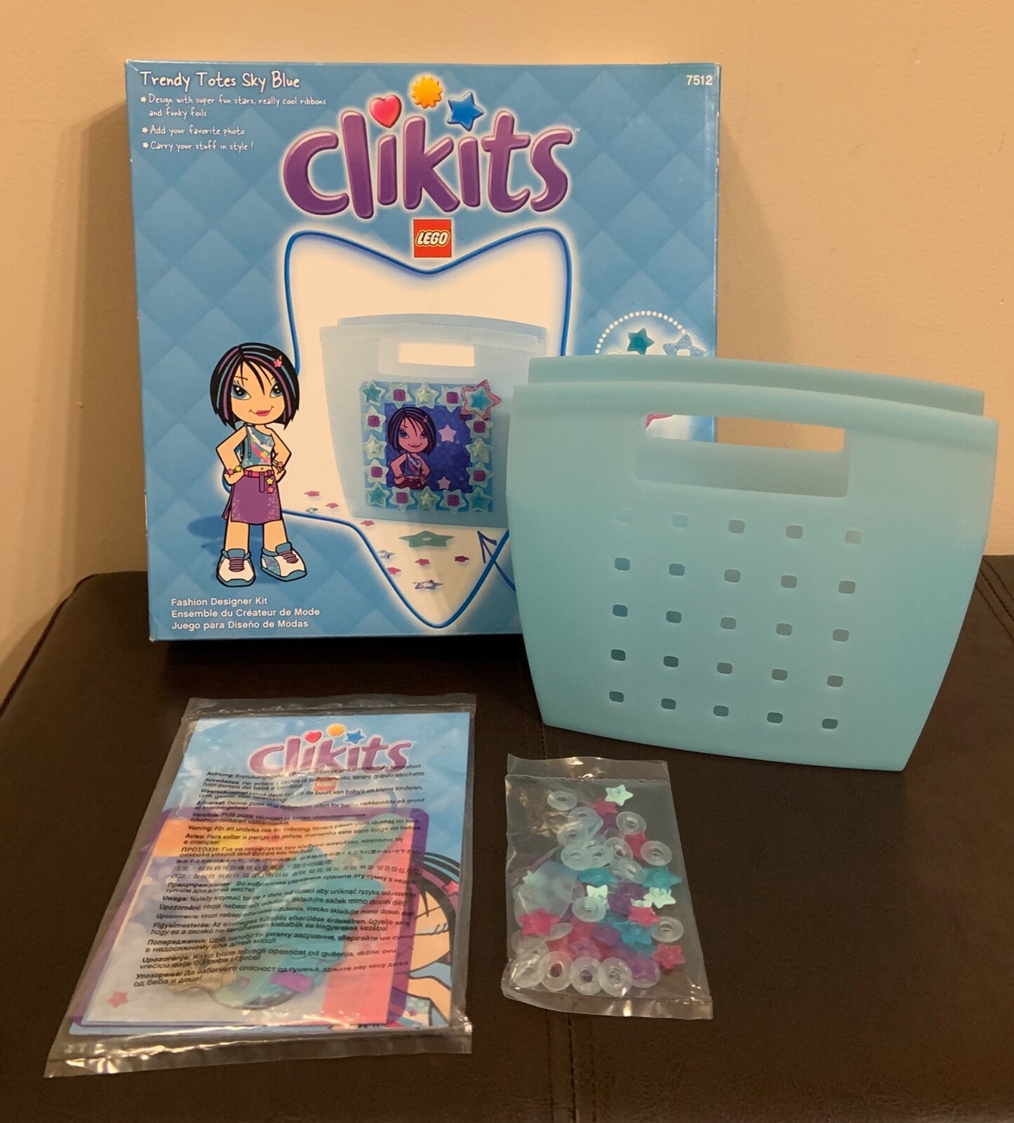 Clikits Lego Trendy Totes Sky Blue 7512 New Fast Ship LEGO 7512