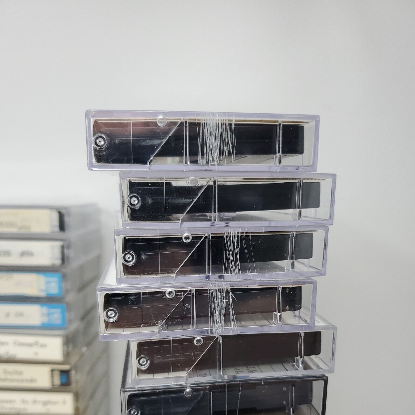 Cassette Lot of 100 with Cases (Recorded On, Maxell XL II, C90, TDK, Sony, Used) Без бренда - фотография #11
