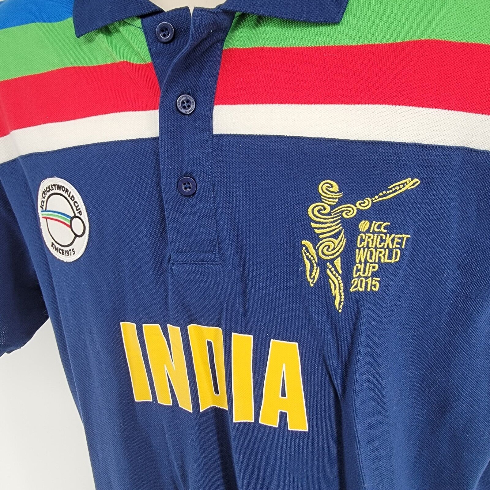 ICC Cricket World Cup 2015 India Jersey Polo Shirt Mens 2XL ICC Cricket World Cup CWC12398 - фотография #10