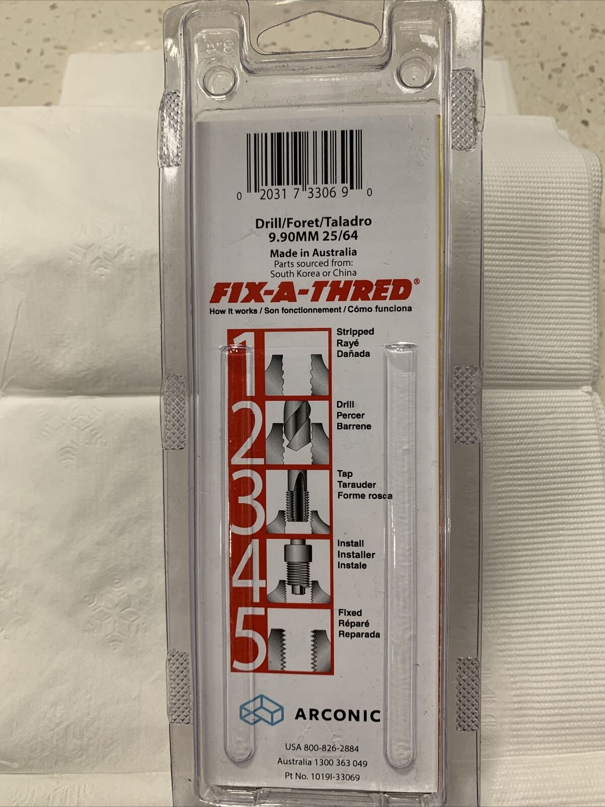 Fix-A-Thred 3/8"-16 UNC #33069 Thread Repair Kit Fix-A-Thred 33069 - фотография #2