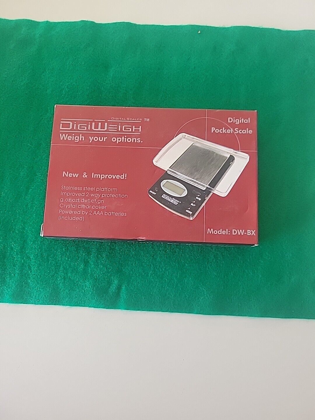 NEW Digital Scales DigiWeigh DW-BX600 Pocket Scale Digital Scales Does Not Apply