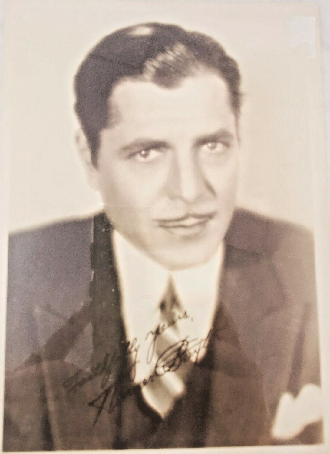 Warner Baxter (2) 5x7 Autographed Sepia Photos  **REPRINTS** Без бренда - фотография #2