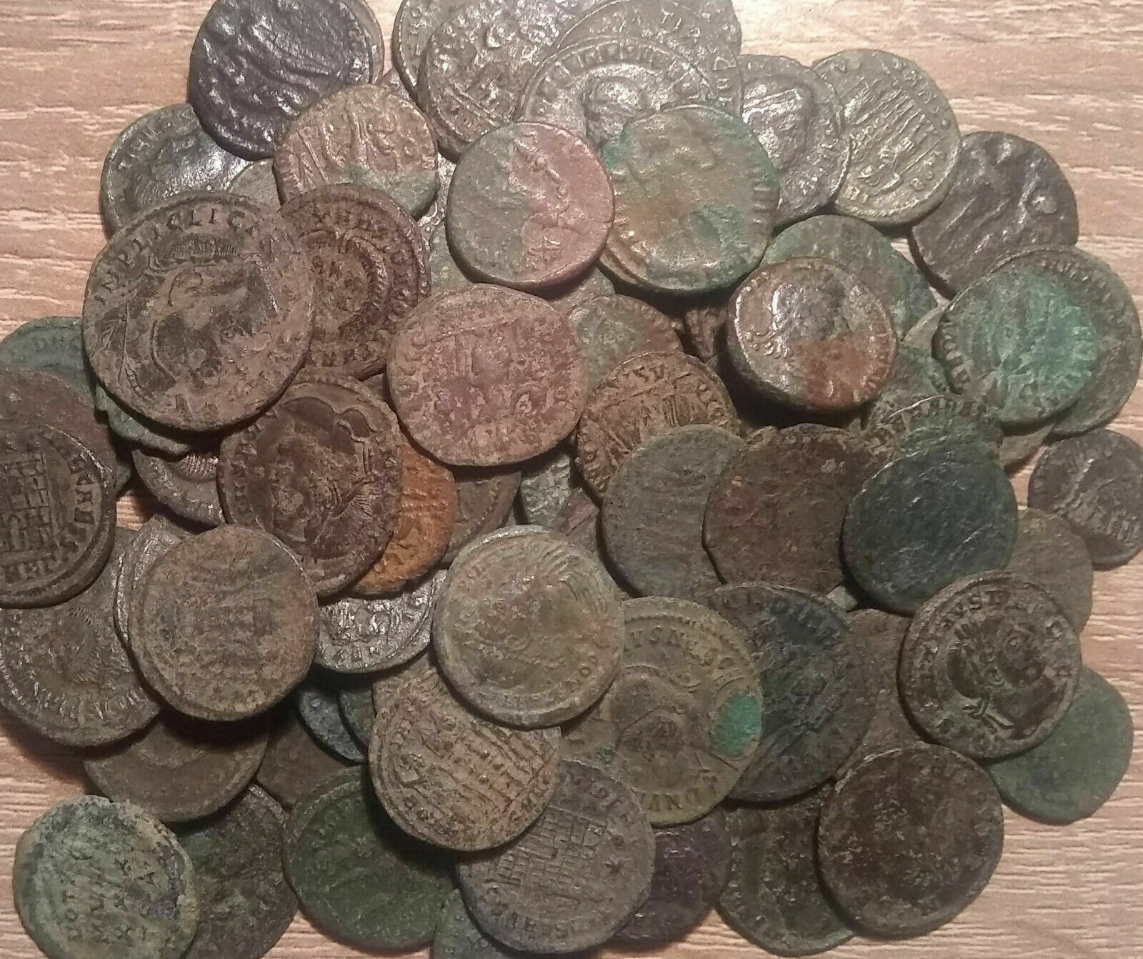 Lot genuine Ancient Roman coins Constantine/Valens/Constantius/Licinius/Constans Без бренда - фотография #10