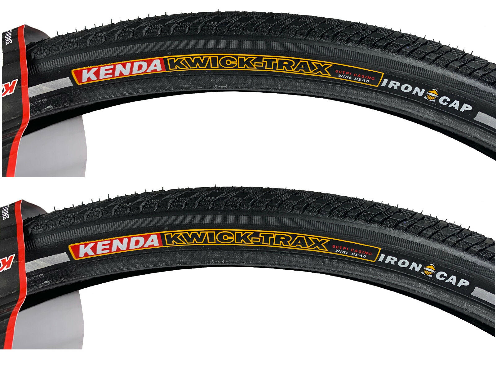 2PAK Kenda Kwick Trax 700 x 38c Road Hybrid Bike Tires Anti Puncture Reflective  Kenda 065W4N31 - фотография #6