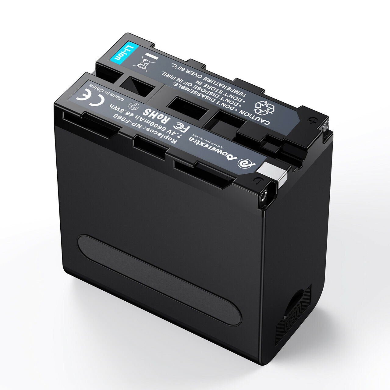2 Pack 7.4V Li-ion Battery For Sony NP-F970 NP-F975 NP-F960 NP-F950 Camcorder Powerextra NP-F960 - фотография #8
