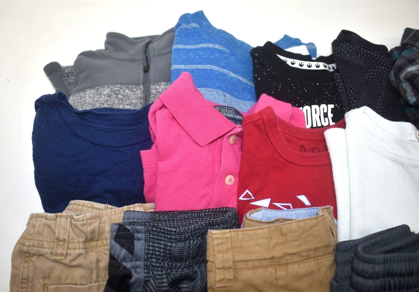 Wholesale Bulk Lot of 25 Boys Size X-Small 4-5 Mixed Season Tops Bottoms Pants Mixed Brand - фотография #2