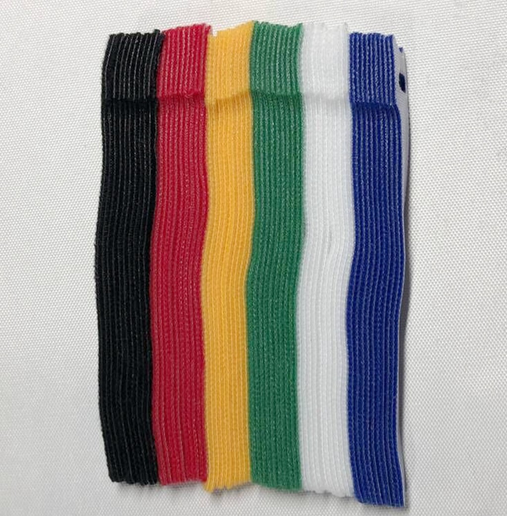 120pcs Microfiber Cloth Cable Straps Hook Loop Reusable Fastening Cable  6" Ties VELCRO BKB - фотография #2