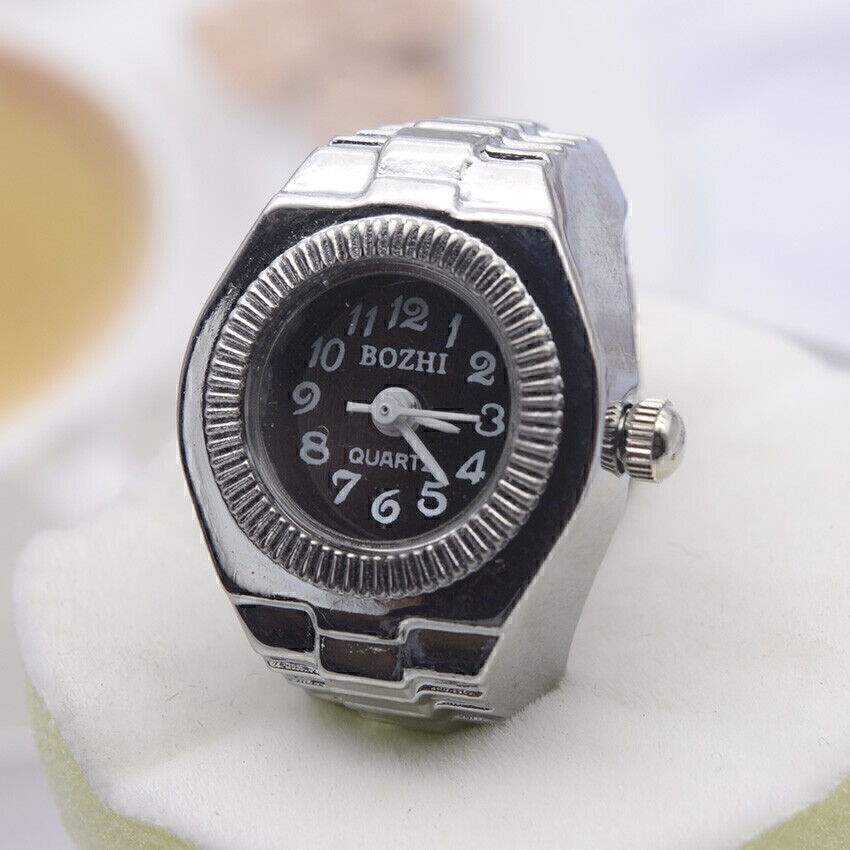 Mini Jewelry Finger Watch Men And Women Personality Ring Ring Watch New Unbranded Does not apply - фотография #5