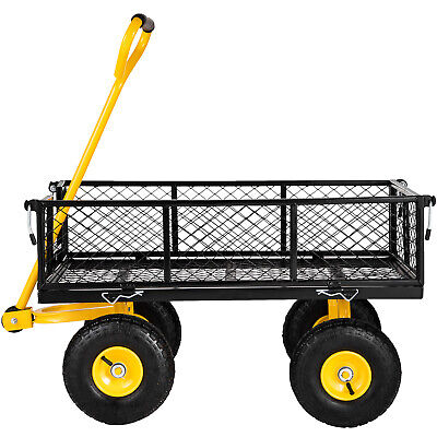 VEVOR Garden Carts Heavy-Duty Yard Dump Wagon Cart Steel Lawn Utility Cart 408kg VEVOR ZXHYTCHSBB880VFY8 - фотография #8