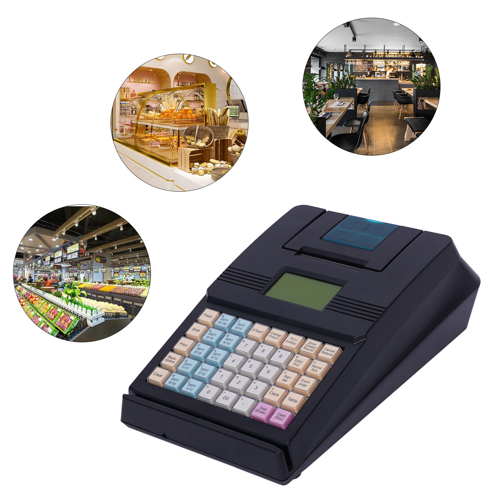 Cash Register POS System Electronic Printing Casher for Retailer, Small Business Unbranded Does Not Apply - фотография #3