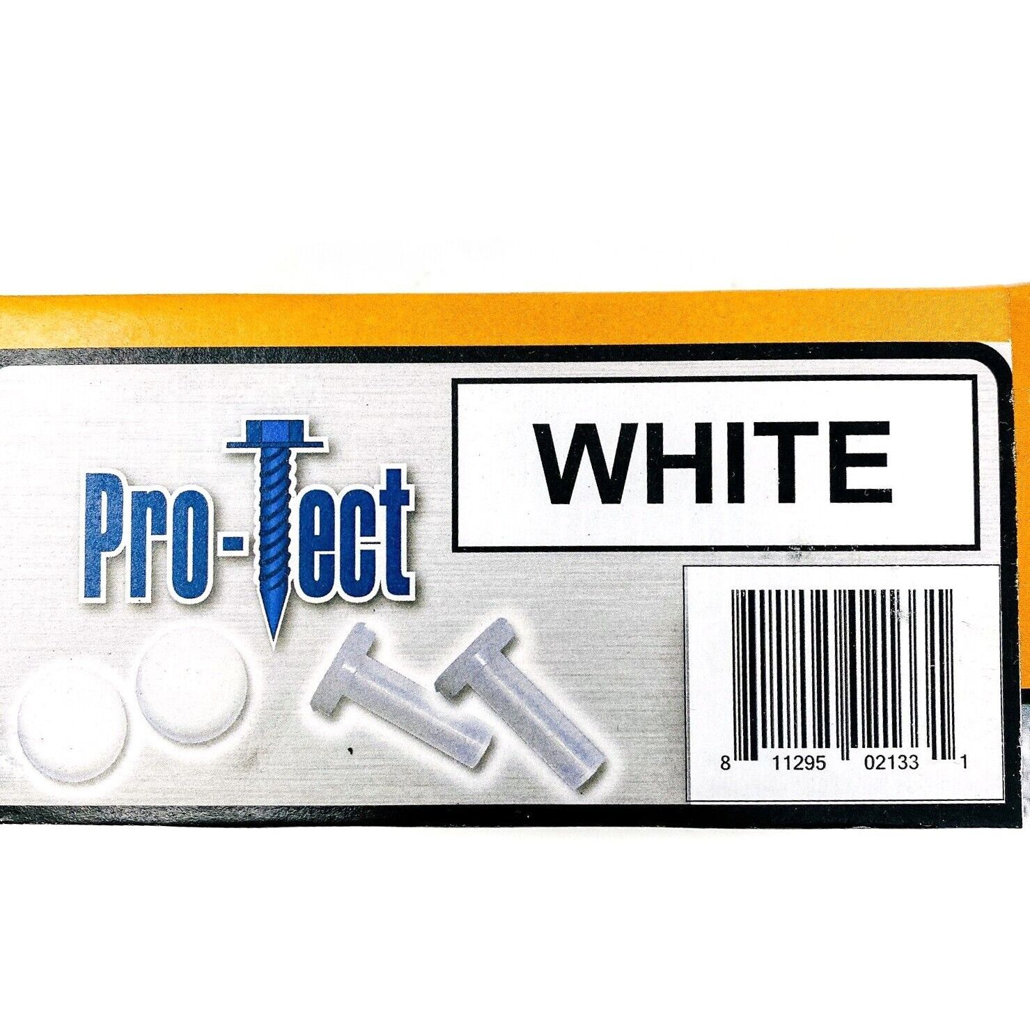 200 pcs Set Pro-Tect WHITE Blue-Tap Concrete Screws, Sleeves, Washers and Caps PRO-TECT Does Not Apply - фотография #3