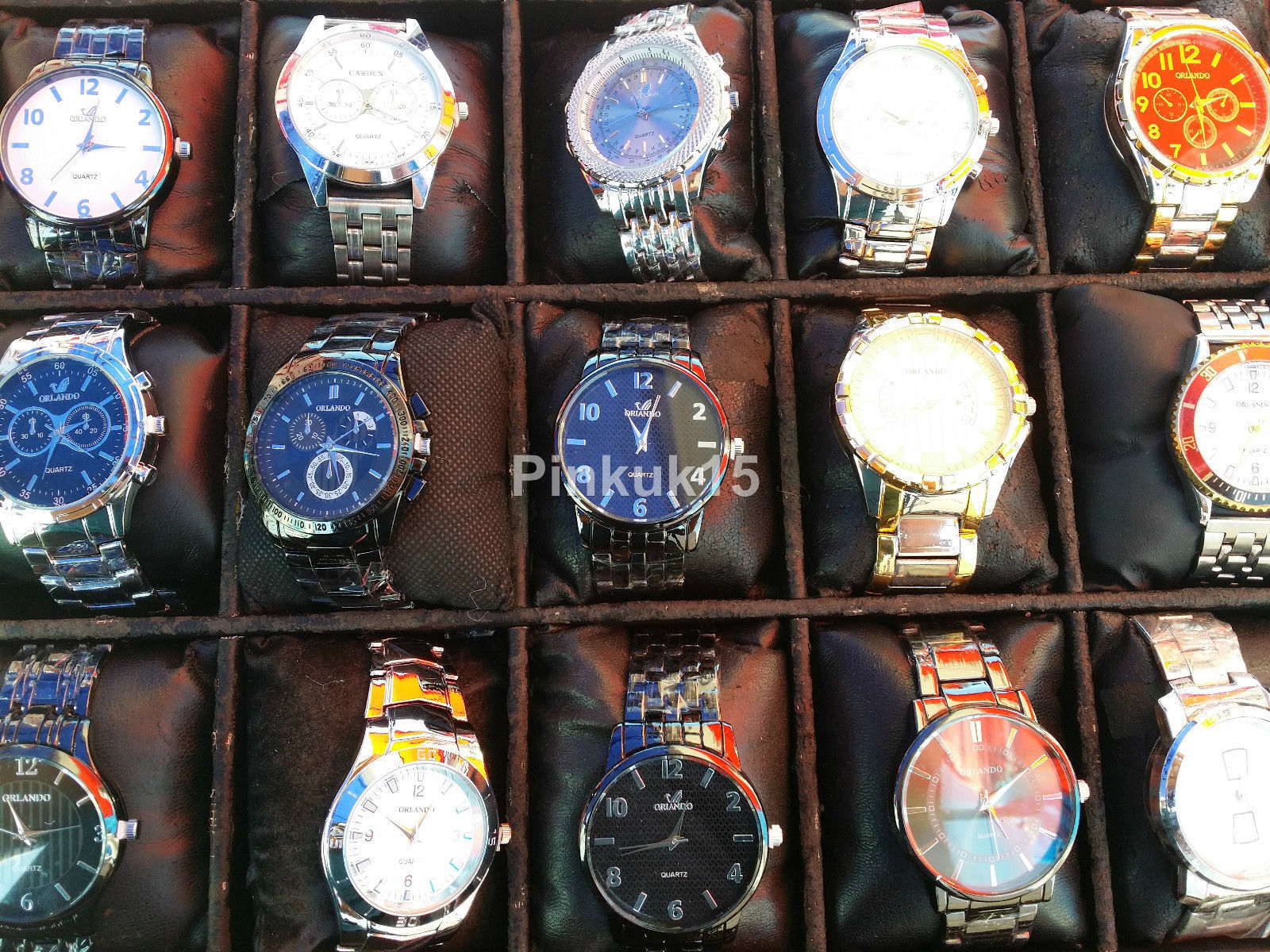 New Wholesale Lot of 10 Assorted Quartz Mens Wrist Watches  Unbranded