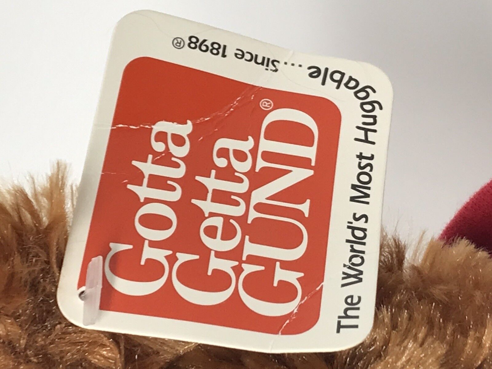 GUND Corin Plush Toy Bear - 13 Inch - NEED A HUG? - NEW WITH TAGS Gund - фотография #4