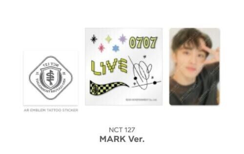 [MARK] NCT 127 SMCU Express @ Human City-Suwon - AR Tattoo Sticker Photocard Set Без бренда - фотография #2