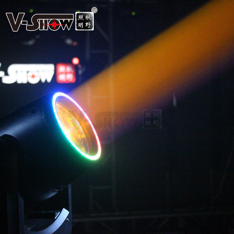 V-Show 198Watt Beam With Halo Effect Beam Moving Head Light DMX 17Channel For DJ V-SHOW B198 - фотография #4