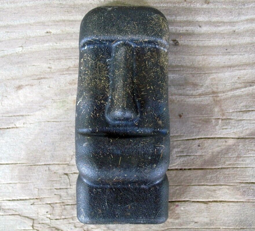 (3) Orgone Moai human head Statue Easter Island Tiki God Spirit Energy Generator Без бренда