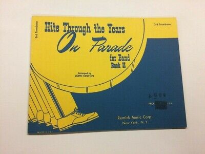 Lot of 238 Hits Through the Years On Parade Book 2 Marching Band Music Books Без бренда Does Not Apply