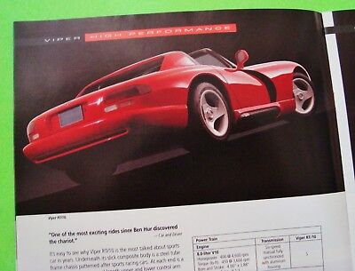 Lot/4 1993 DODGE DLX 24-pg COLOR CATALOG Brochure VIPER Ram STEALTH Daytona 4X4s Без бренда - фотография #2