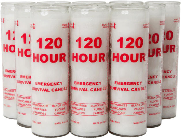 Emergency Candle, 120 hr, 2 pack Unbranded Does Not Apply