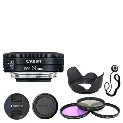 Canon EF-S 24mm f/2.8 STM Lens + Deluxe Accessory Kit Canon CA2428STMK2-9522B002