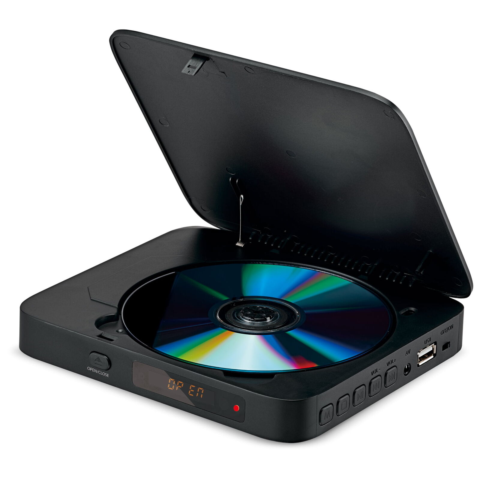 New G.P.X 6" Mini DVD Player 1080p with HDMI Cable, Black, DH122B GPX DH122B - фотография #10