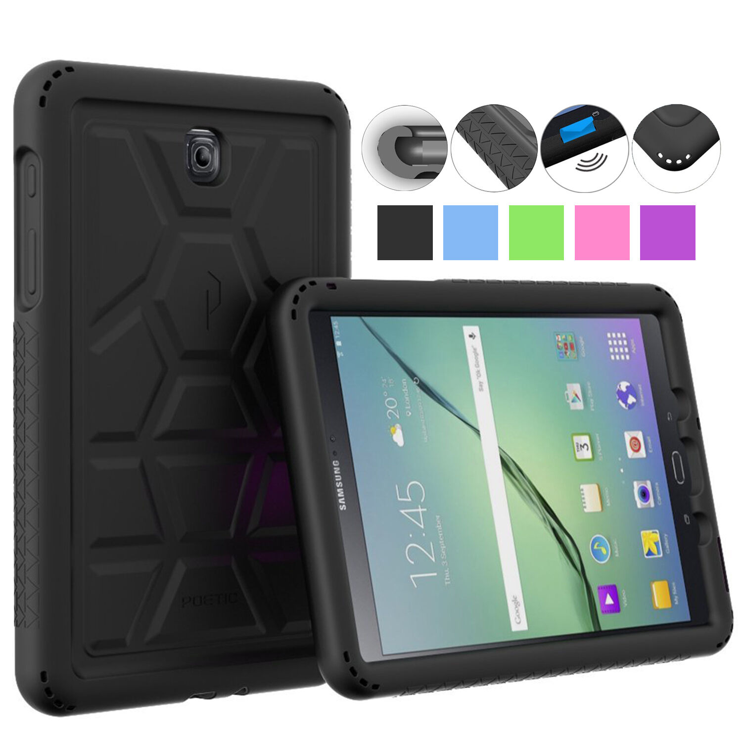 Silicone Cover Samsung Galaxy Tab E 8.0 Tab E 9.6 Tab A 9.7 Tablet Case Poetic Does Not Apply