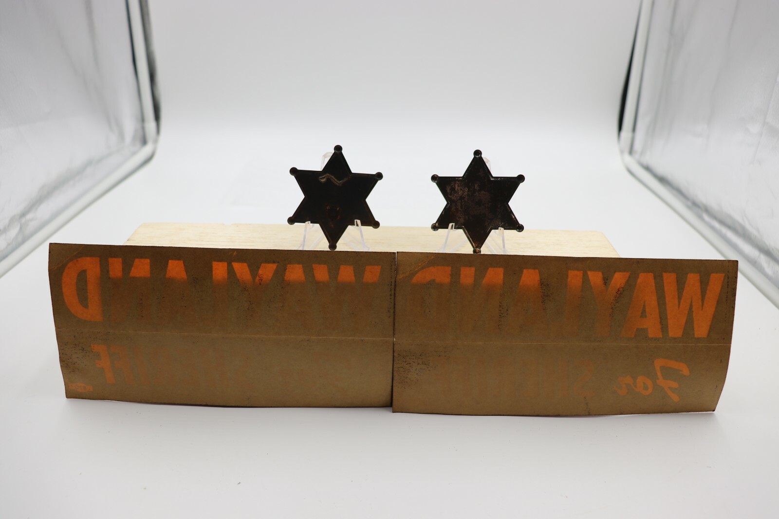 Vintage Wayland for Sheriff Bumper Stickers and Toy Badges Lot Без бренда - фотография #11