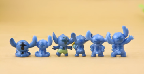 12Pcs/SET Cute Disney Lilo & Stitch Scrump Mini Action Figures PVC Toys Dolls Disney - фотография #7
