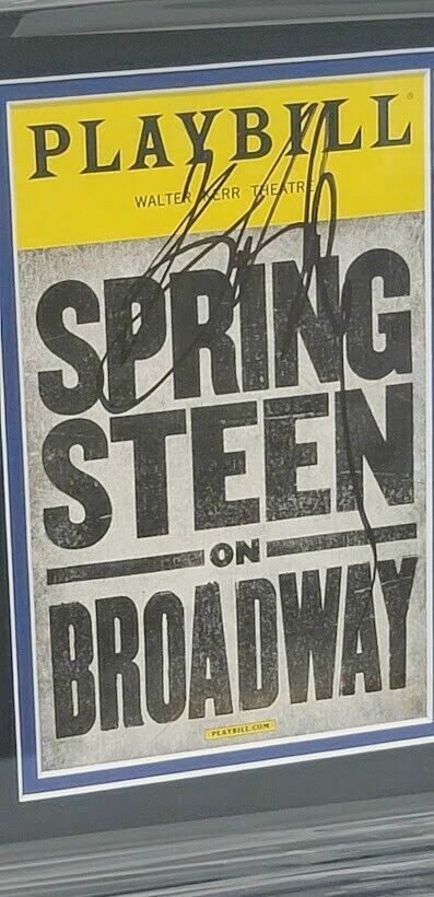 Bruce Springsteen Broadway Playbill Signed Autograph JSA Letter of Authenticity Без бренда - фотография #2