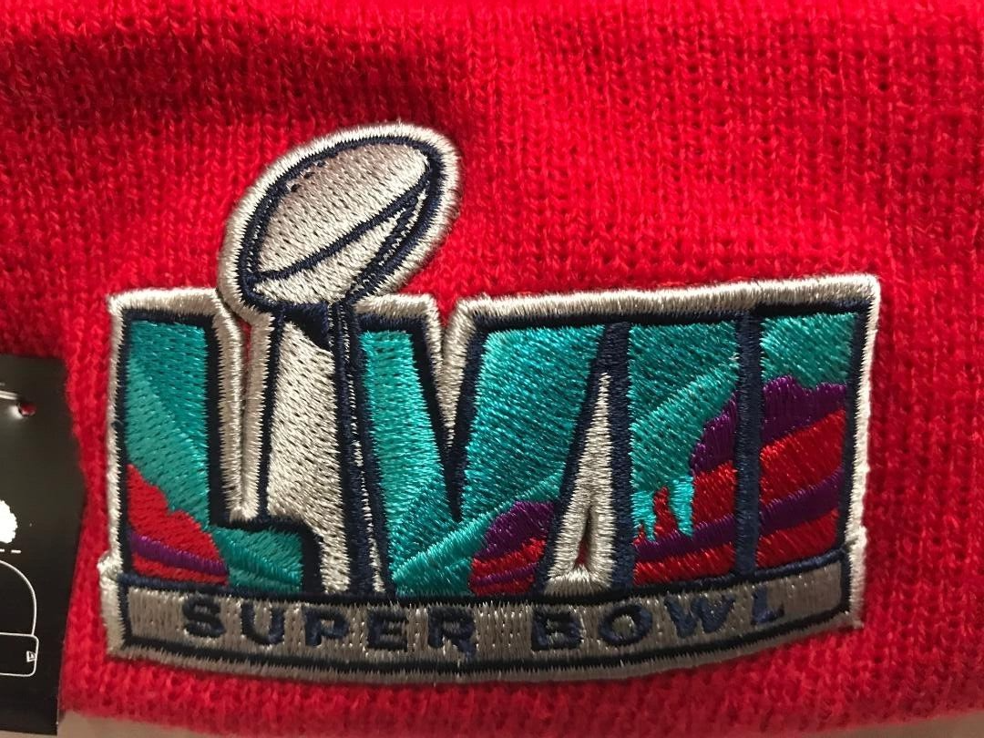 NFL Super Bowl LVII Arizona Chiefs vs Eagles Licensed Beanie Red nfl - фотография #2