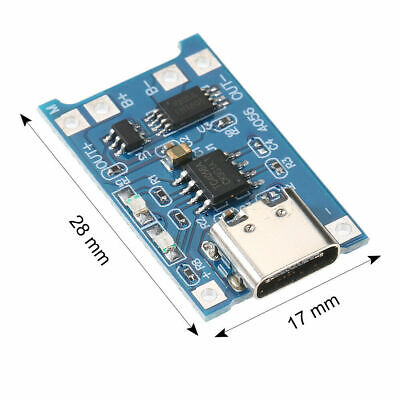 2pcs TP4056 5V 1A USB Type-C 18650 Lithium Battery Charging and Protection Board JacobsParts CPNT-C-2PK - фотография #8