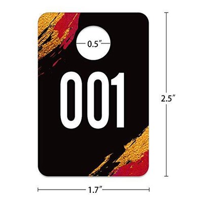 Live Number Tags001-100, Normal and Reverse Mirror Image Number Cards for  Does not apply Does Not Apply - фотография #7