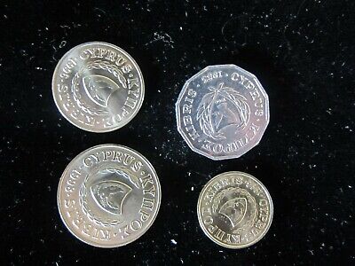 4 - DIFFERENT GENUINE COINS FROM CYPRUS "Proof-Like" Без бренда - фотография #2