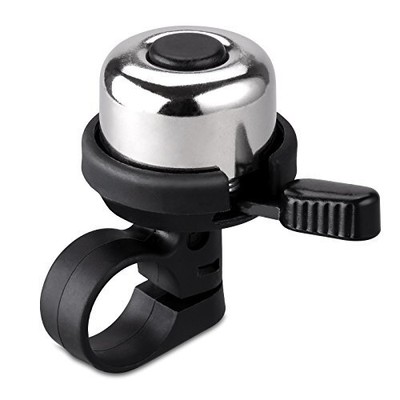 Bike Bell Brass Mini, Clearer Louder Longer Sustained Purer Tone Silver Does not apply Does Not Apply - фотография #2