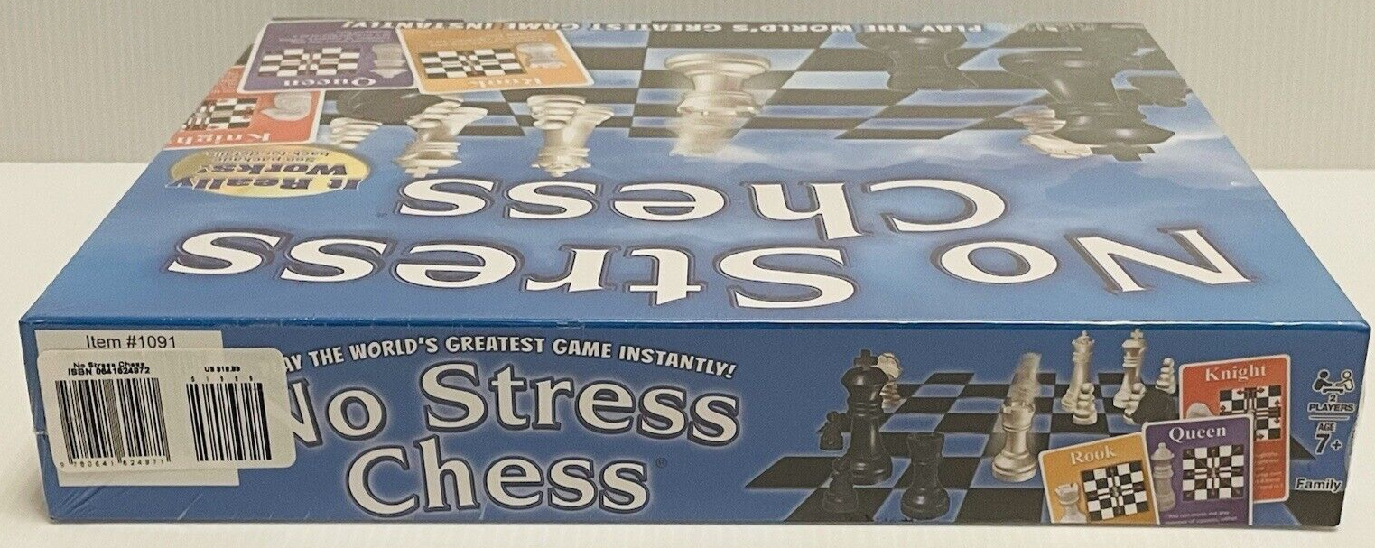 No Stress Chess Board Game - Winning Moves Games (2016) NEW Factory Sealed Winning Moves - фотография #4
