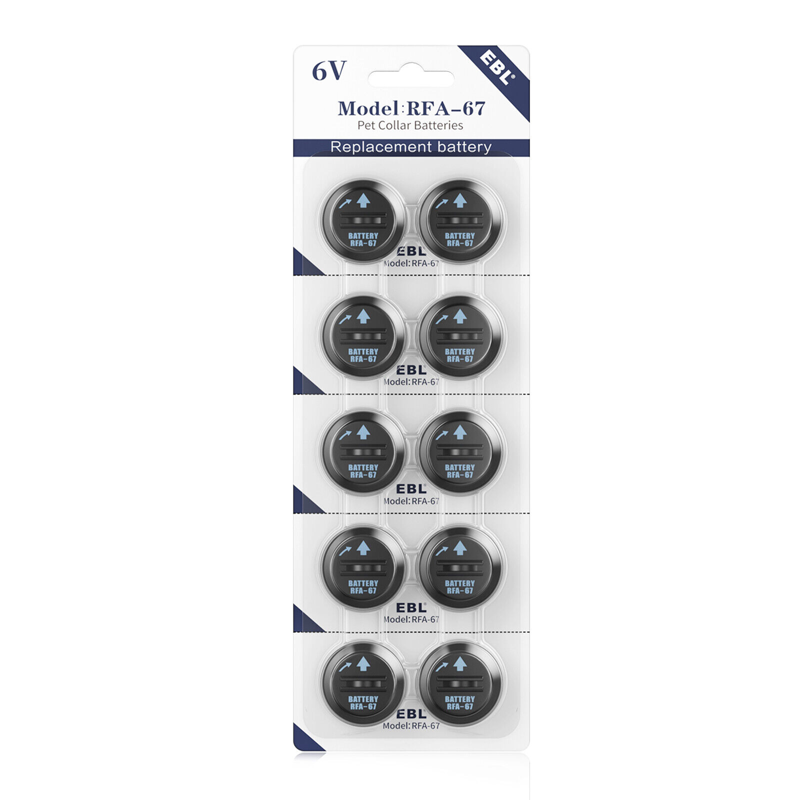 10x  6V Batteries For PetSafe RFA-67 6Volt Pet Collar Battery Fence Bark Collar EBL TB-RF67 - фотография #7