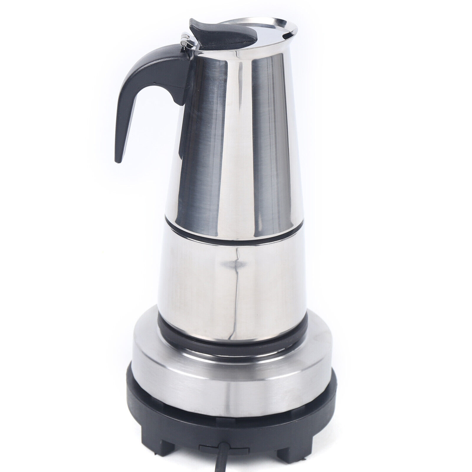 110V Stovetop Moka Pot Espresso Coffee Maker Stovetop 6 Cups 300ml Stainless NEW Unbranded Espresso Maker - фотография #3