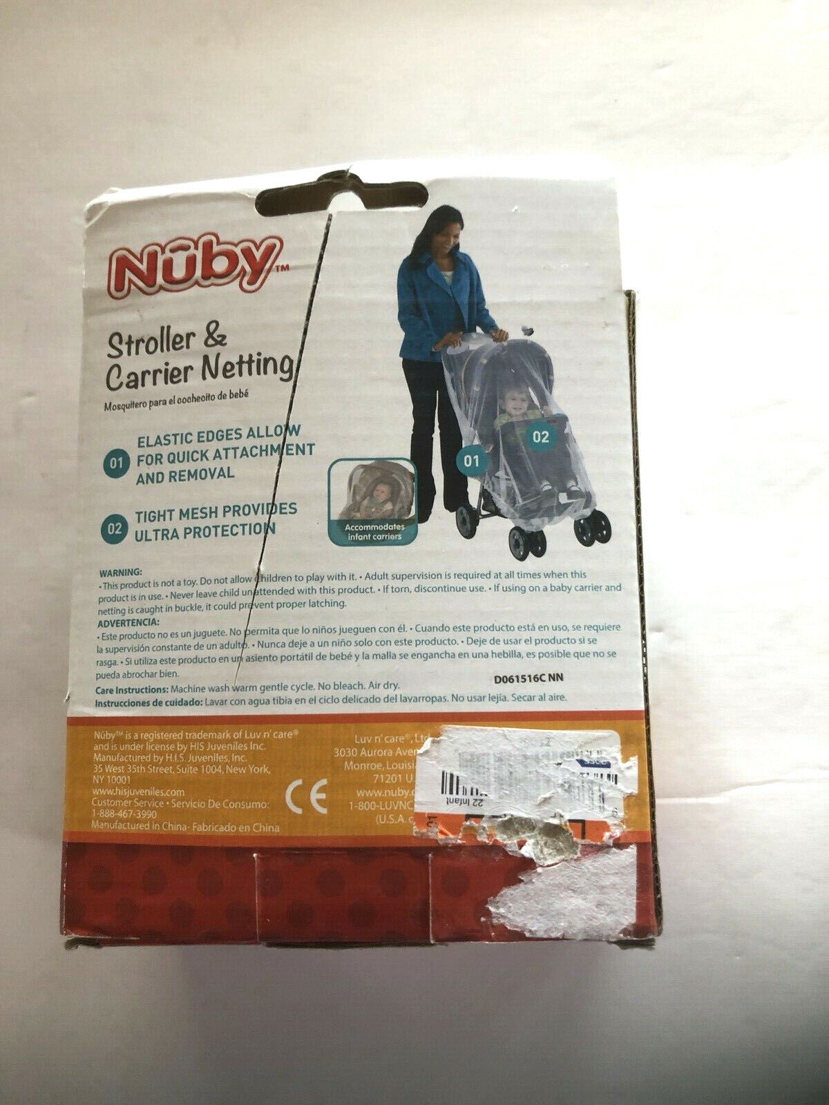 Nuby Baby Carrier/ Stroller Full Cover Mesh Netting& Preemie Head Support Lot Nûby/Precious Cargo 52879 - фотография #10