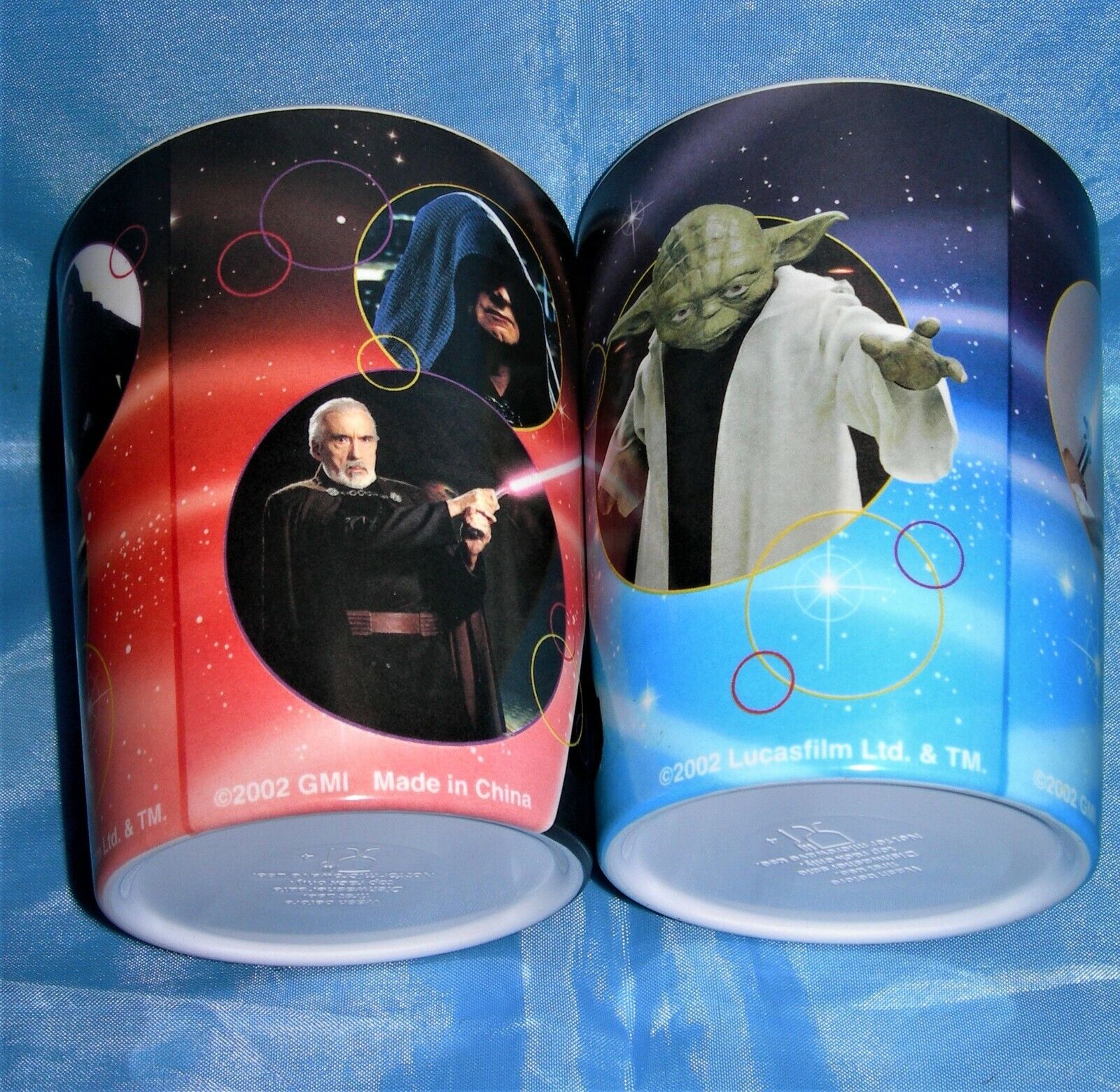 Star Wars lot 2 CUPS Tumblers 2002 GMI Cereal Promotion Mail away Star Wars - фотография #5
