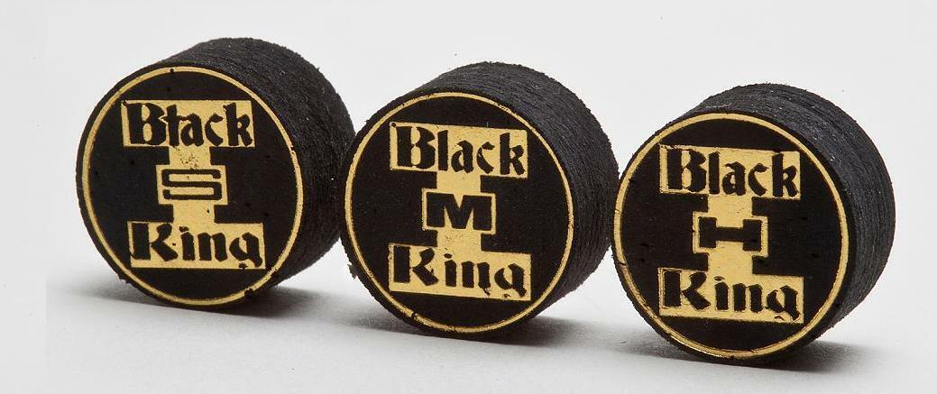 3 Black King Tips- Pool Cue Tips - Billiard Tips Layered Pigskin Like Kamui 14mm Black King Does Not Apply