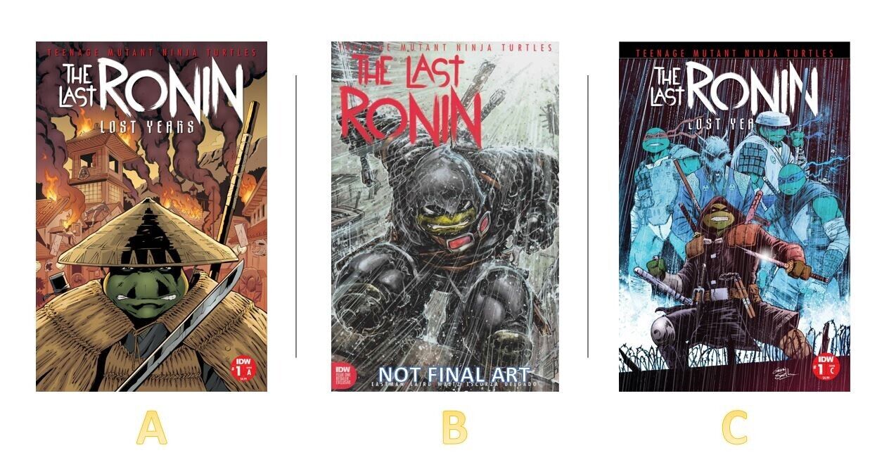 🔥Teenage Mutant Ninja Turtles: Last Ronin The Lost Years 1 A/B/C LOT IDW 1/25🔥 Без бренда