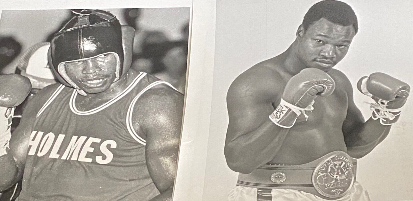 LARRY HOLMES 1982 TRAINING PHOTOS ( 8 x 10) pre WBC TITLE BOUT with GERRY COONEY Don King Productions - фотография #12