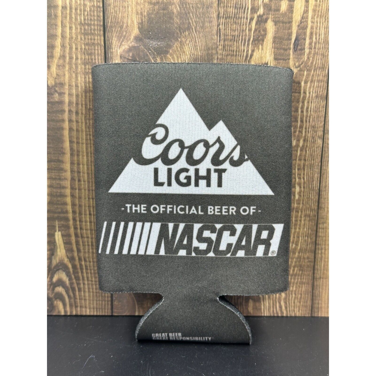 Coors Light The Official Beer of Nascar Can Bottle Coozie Insulator Foam Cooler Coors