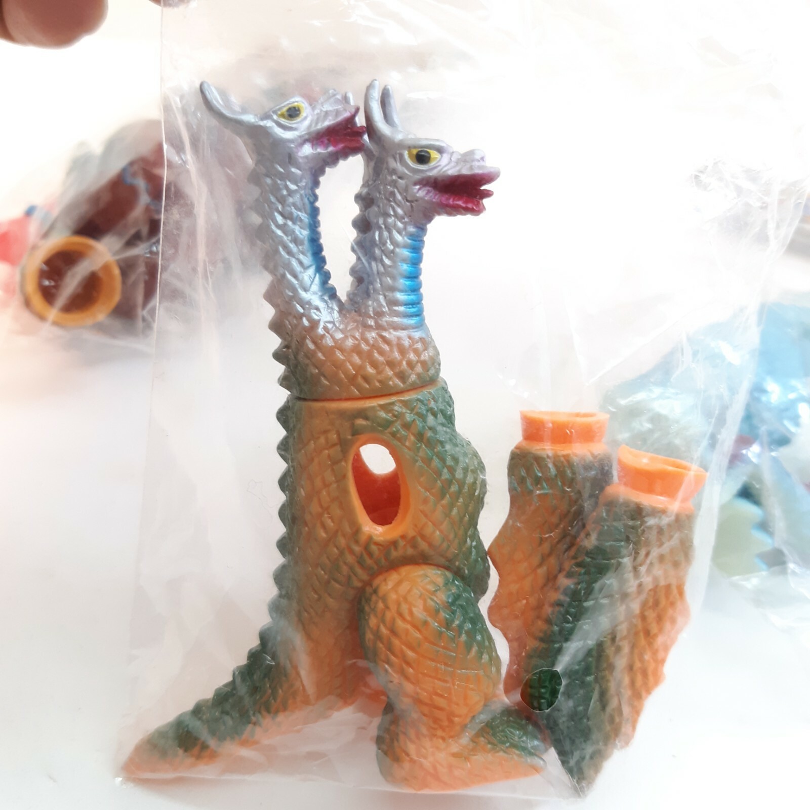 Mini BullMark King Ghidorah Mechagodzilla Godzilla Monster Kaiju Soft Figure Toy POPY - фотография #5