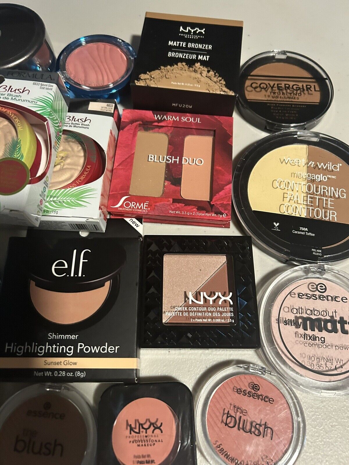 Lot of (30) Mixed Blushes, Powders, Contours, Bronzers (see description) B1 Assorted - фотография #2