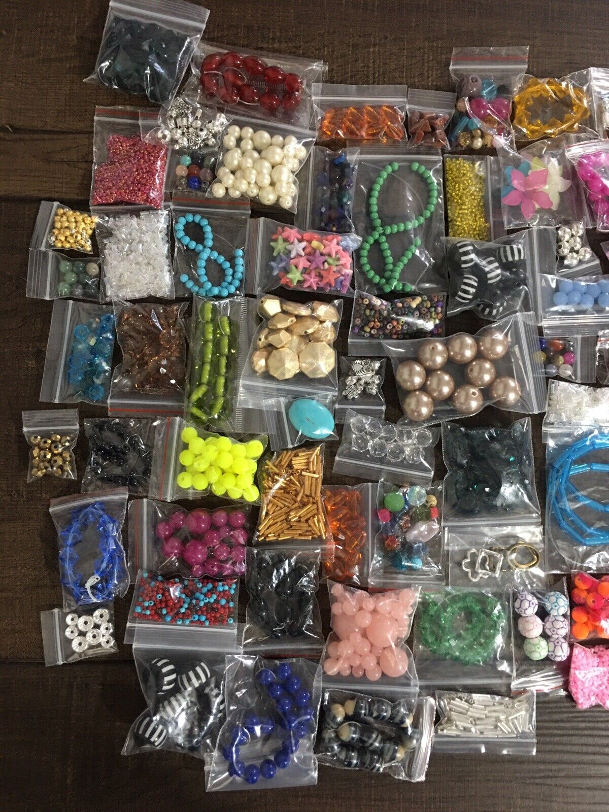 Lot Of BEADS 40 Bags Jewelry Making Supplies Loose Mixed Glass Acrylic Metal👑🐝 MrsQueenBeead - фотография #10