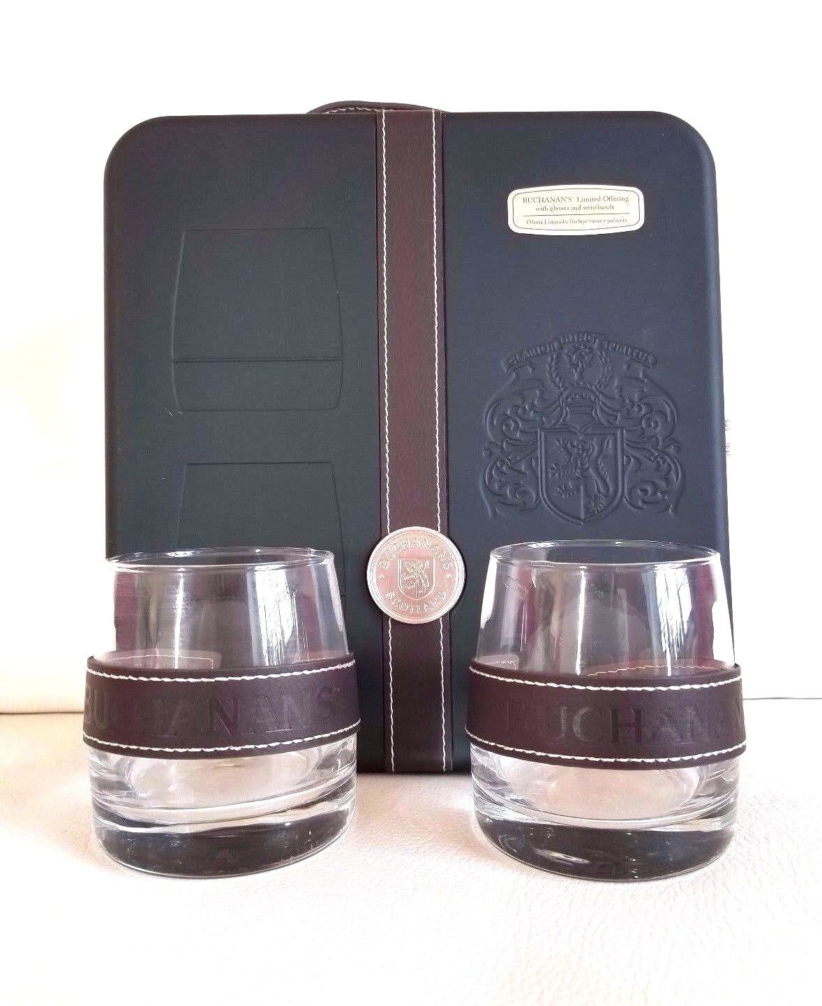 Buchanan's Scotch Whiskey RARE Gift Box with 2 Glasses Buchanan's - фотография #2