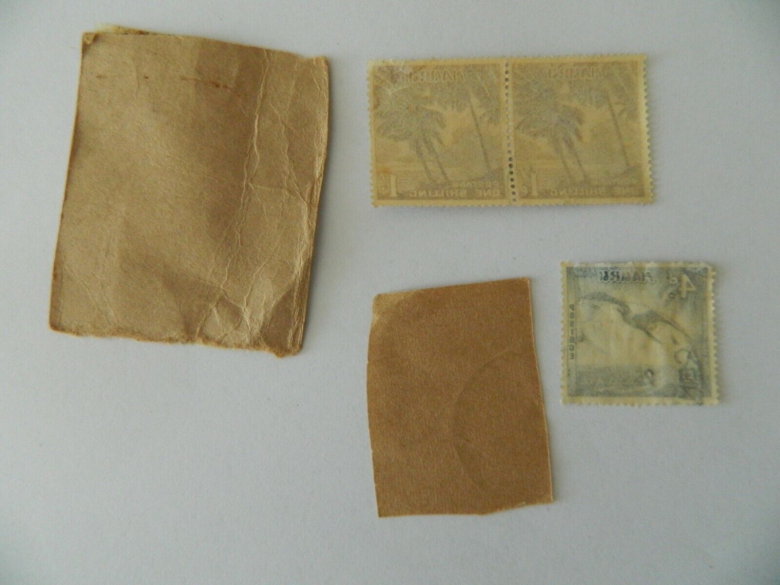 Vintage Stamps Used MAURU Postage 1 & 2 Shilling 4pcs Без бренда - фотография #5