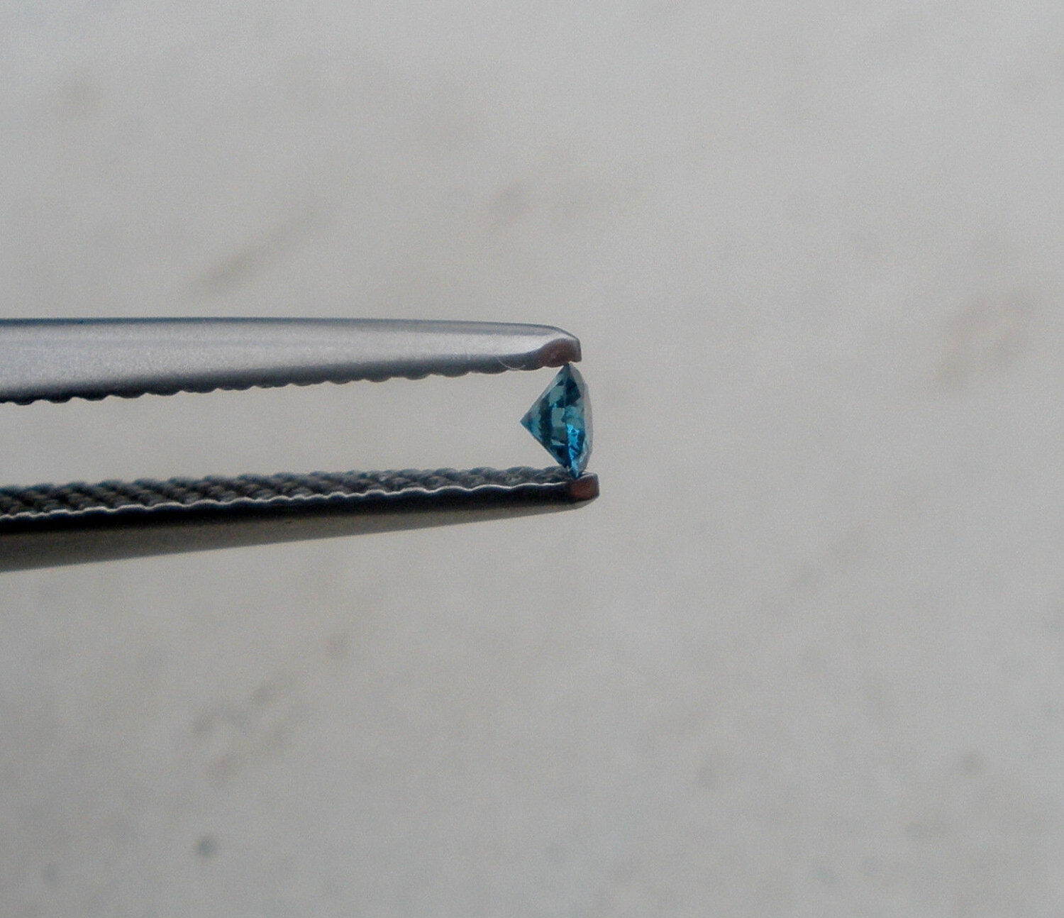 Blue Natural Diamond loose faceted Round 2.5mm pinnaclediamonds - фотография #3